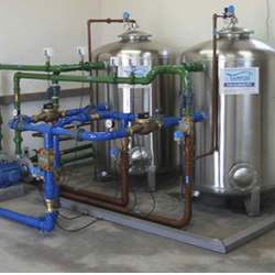Sistema de tratamento de água de poço artesiano